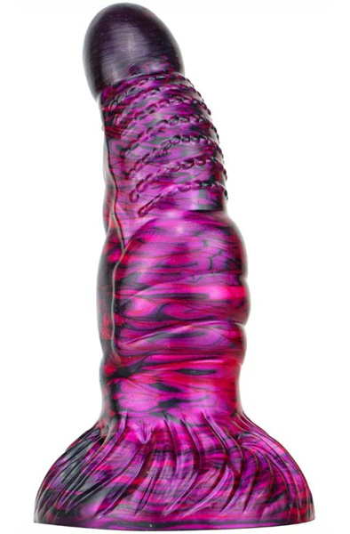 Metallic Fantasy Dildo Nirp Purple/Black 18 cm Dragon dildo |  | Intimast