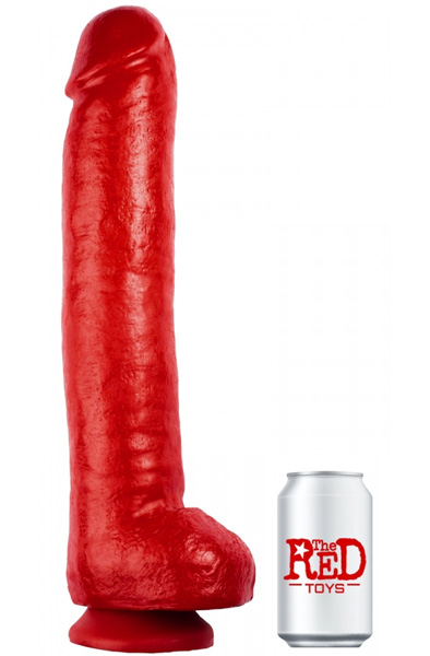 The Red Toys Super John Dildo Red 42 cm XL dildo |  | Intimast