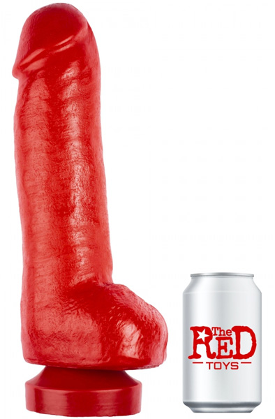 The Red Toys Super Donation Dildo Red 34 cm XL dildo |  | Intimast