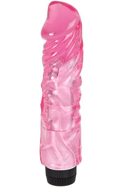 Thick Realistic Vibrating Dildo Pink 22 cm Dildo med vibrator |  | Intimast