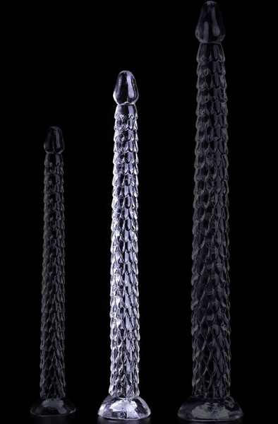 Armak Long Transparent Dildo 45 cm Extra lång analdildo | | Intimast
