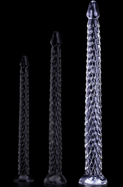Armak Long Transparent Dildo 57 cm Extra lång analdildo | | Intimast