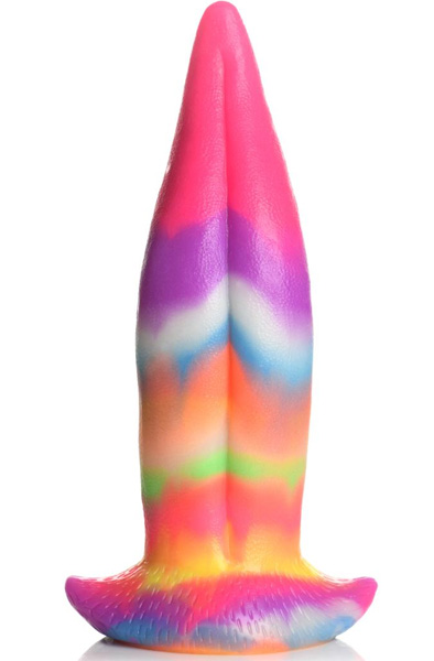 Unicorn Tongue Glow-in-the-Dark Dildo 21 cm Dragon dildo | | Intimast