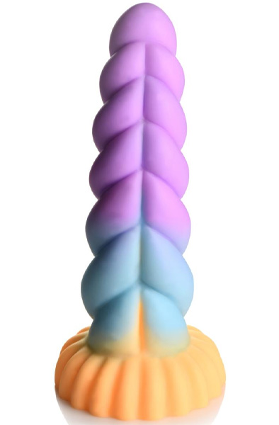 Produktfoto för Mystique Silicone Unicorn Dildo 21 cm