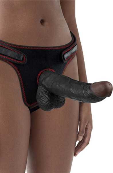 Lovetoy Easy Strapon Set Black 21,5 cm Strap-on | | Intimast