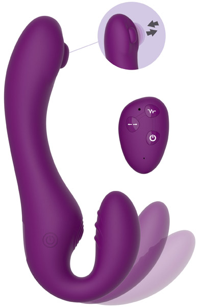 XOCOON Strapless Strap-On Pulse Vibe Strap-on | | Intimast