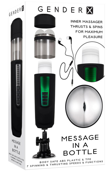 Evolved Gender X Message In A Bottle Masturbator med motor | | Intimast