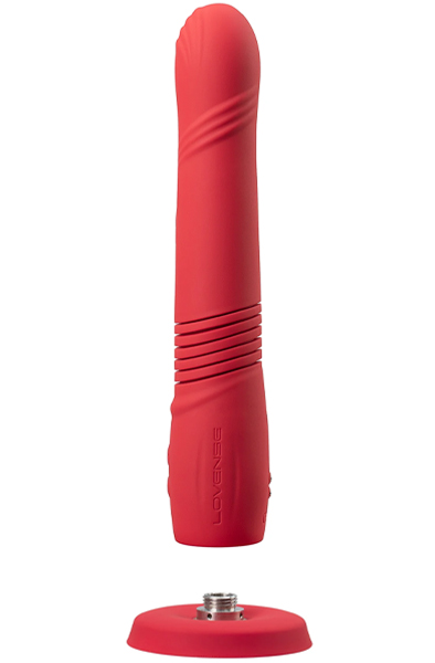 Alternativ bild 1 för GRAVITY THRUSTING DILDO - röd