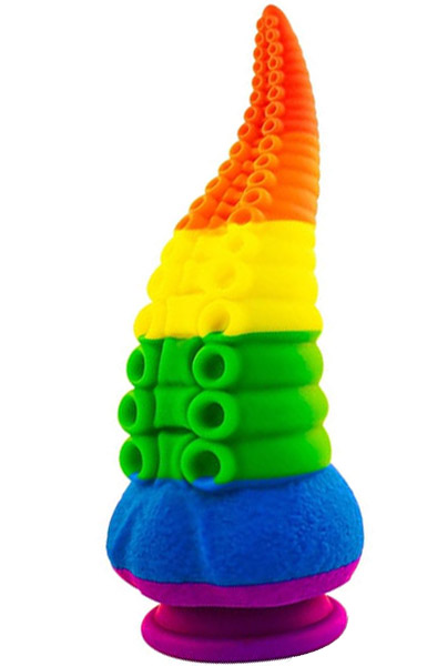 Sealik Tentacle Dildo Rainbow 22 cm Monster dildo |  | Intimast