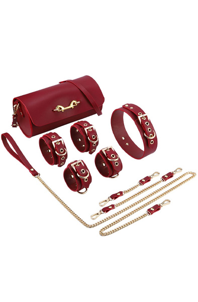 Kiotos BDSM Deluxe Kit Red Bondage paket |  | Intimast