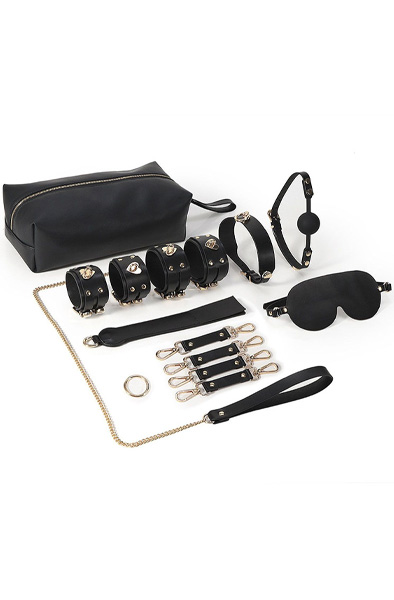 Kiotos BDSM Luxury Kit Black Bondage paket |  | Intimast