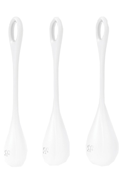 Yoni Power 1 Balls Training Set White Knipkulor & Geishakulor |  | Intimast