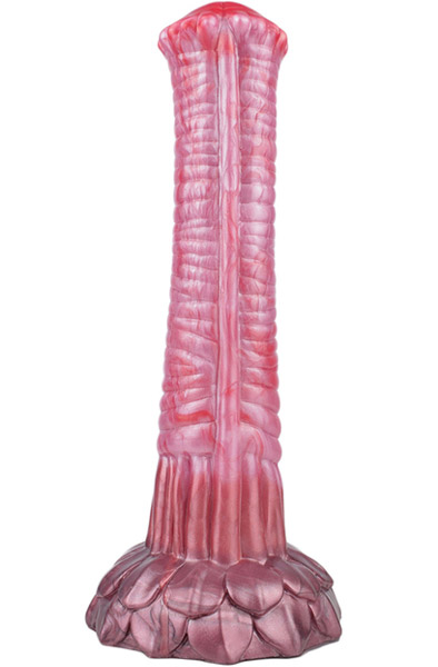 Pink Alien Tork Metallic Dildo 27 cm Dragon dildo |  | Intimast