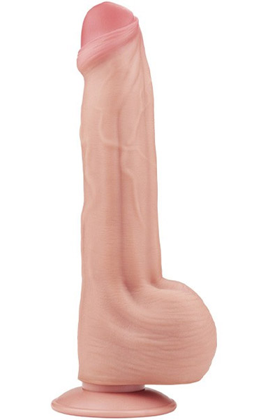 Lovetoy Dildo Dual Layer Sliding Skin 29 cm XL dildo | | Intimast