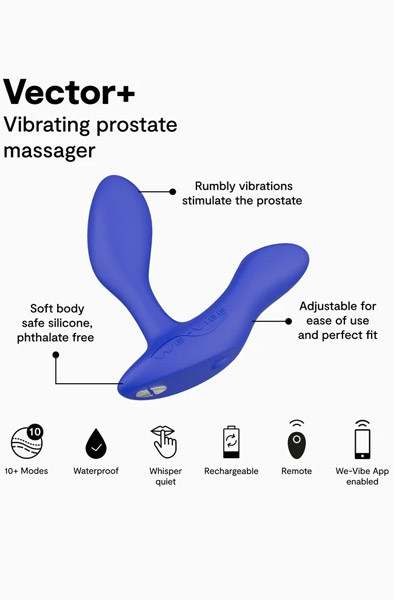 Alternativ bild 1 för We-Vibe Vector+ Blue