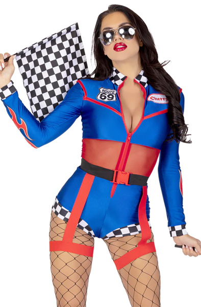 Leg Avenue Cherry Bomb Racer L Rollspel & Maskerad