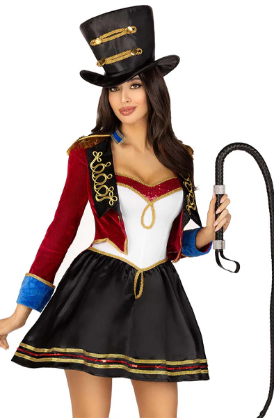 Classic Ringmaster Dress S Rollspel & Maskerad | | Intimast
