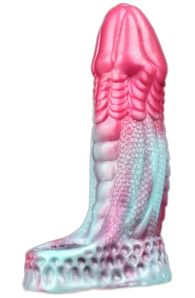 Monster Penis Sheath Leezard Blue-Pink 17 cm Penisförlängare/Sleeve |  | Intimast