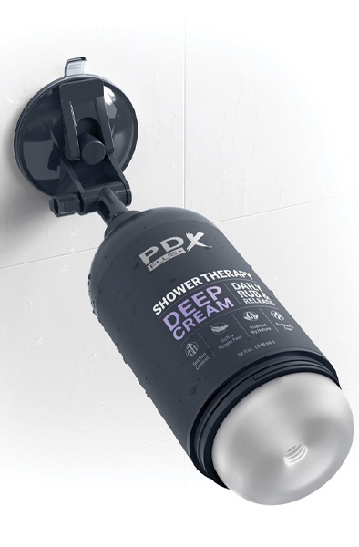 Pipedream PDX Shower Therapy Deep Cream Stroker | | Intimast