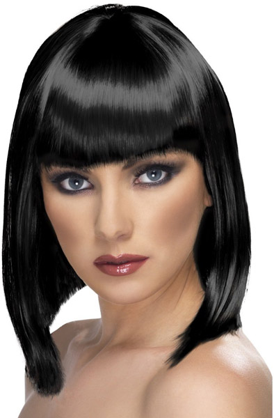 Glam Short Wig Black Peruk |  | Intimast