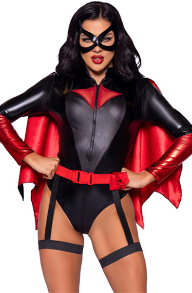 Leg Avenue Bat Woman Bodysuit S Rollspel & Maskerad | | Intimast