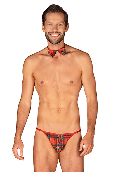 Obsessive Mr Merrilo Thong & Bow Tie O/S Stringkalsong |  | Intimast
