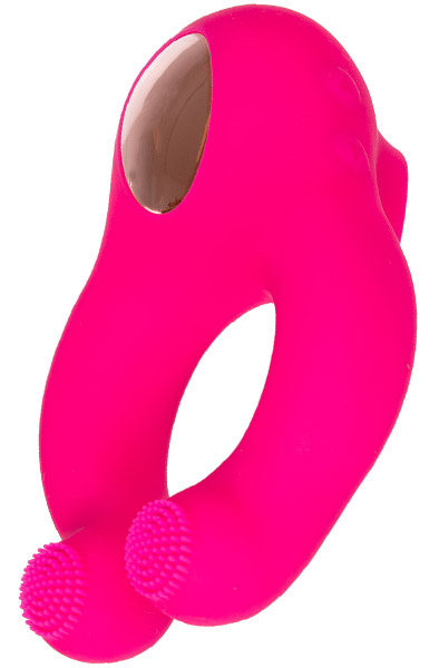 Alternativ bild 1 för Fjärrstyrd Vibrerande + Slickande Penisring Rosa