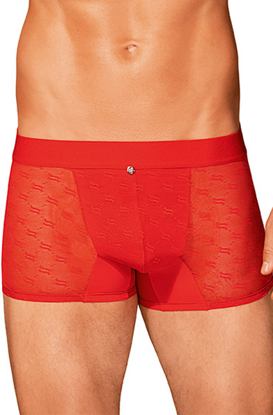 Obsessive Boldero Boxer Shorts Red S/M Kalsonger |  | Intimast