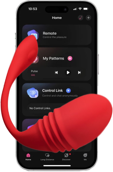 Lovense Vulse Thrusting Egg Vibrator Trådlös vibrator | | Intimast