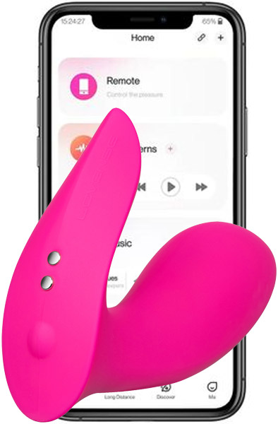 Lovense Flexer G-Spot & Clit Panty Vibrator Fjärrstyrd vibrator | | Intimast
