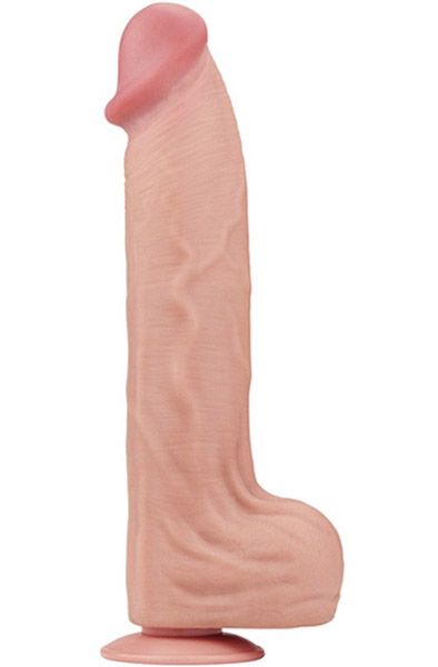 Lovetoy Dual Layer Sliding Skin Dildo 36 cm XL dildo | | Intimast