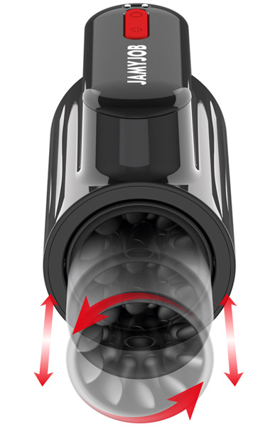 Vortex Thrusting & 360 Rotate Tech Masturbator Masturbator med motor | | Intimast