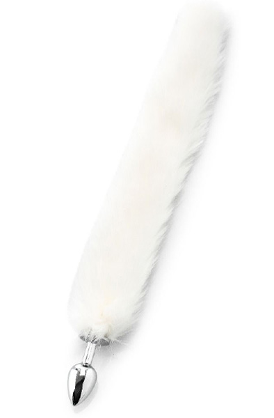 Zenn Deluxe Fluffy Fox Plug White Analplugg med svans |  | Intimast