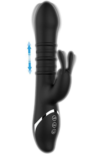 Reipo Vibrator With Up & Down Sliding Rings Rabbitvibrator | | Intimast
