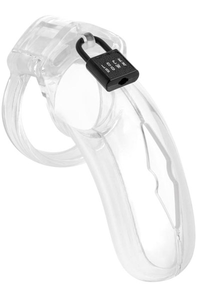 Lockdown Chastity Cage Clear Large Kyskhetsbur | | Intimast