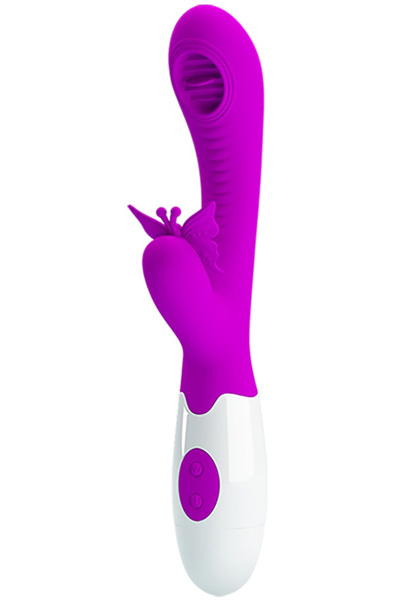 Pretty Love Moth Licking & Vibrating Rabbitvibrator | | Intimast