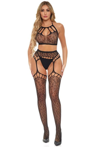 Rant With It 2-pcs Bra Set Black O/S Sexiga underkläder |  | Intimast