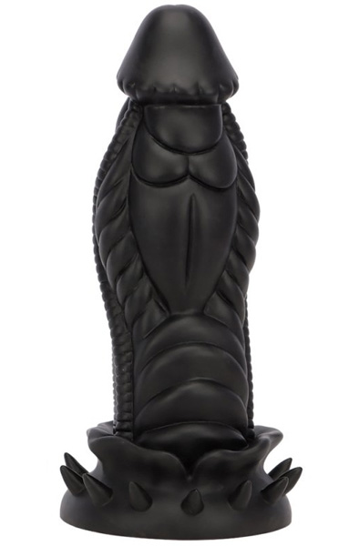 Darksil Allkus Dildo Black 25 cm Dragon dildo |  | Intimast