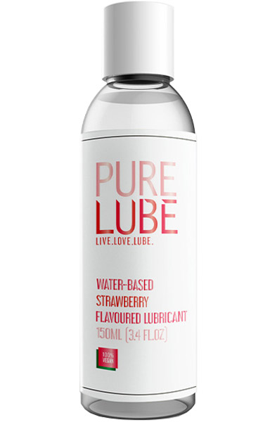 Produktfoto för PURE LUBE STRAWBERRY FLAVOURED LUBRICANT 150 ML