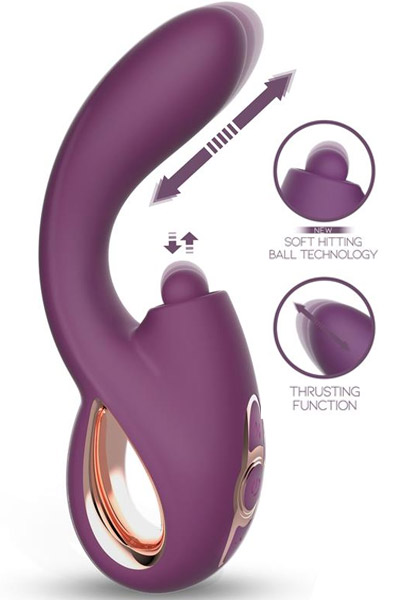 Vinca Soft Hitting Ball With Thrusting & Vibration G-punktsvibrator |  | Intimast