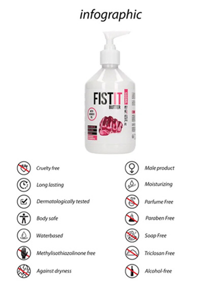 Alternativ bild 1 för Sliding Butter - Vattenbaserat glidmedel 500 ml