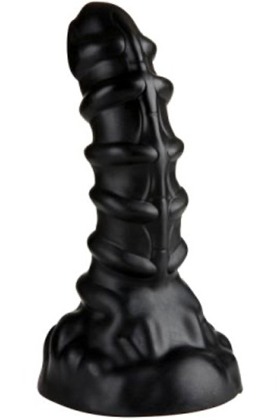 X-Men Ribbed Anal Dildo Black 22,5 cm Monster dildo | | Intimast