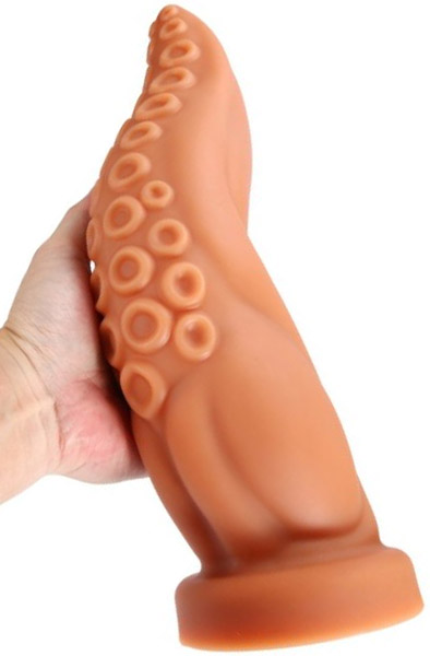 Alternativ bild 1 för X-Men Tentacle Dildo Octopus Sucker Gold 30.5 cm