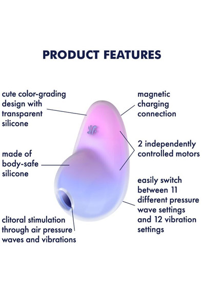 Alternativ bild 1 för Satisfyer Pixie Dust Clitoral Stimulator