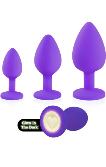 Heart Light Silicone Anal Training Kit Analpluggar paket |  | Intimast