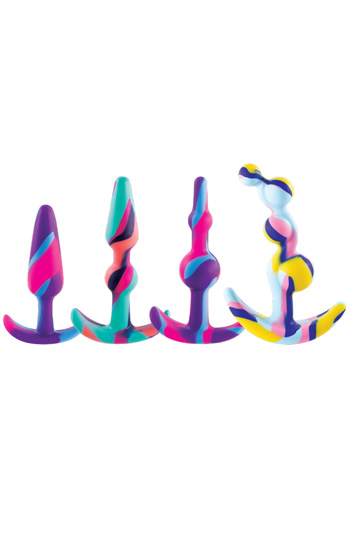 Colorful Silicone Butt Plug Training Set Buttplug | | Intimast