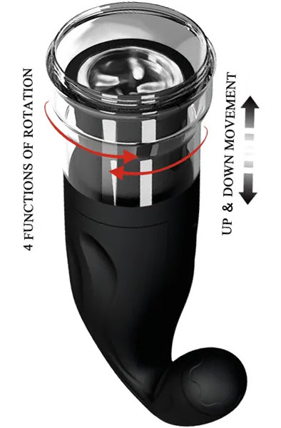 Breton Multifunction Rechargeable Masturbator Masturbator med motor | | Intimast