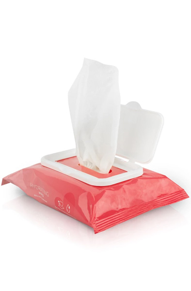 Alternativ bild 1 för EasyGlide Hydrating Wipes with Lubricant and Oils