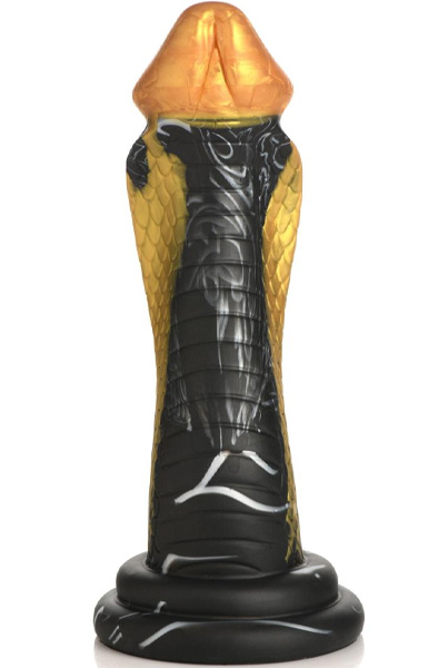 Alternativ bild 1 för Golden Mamba Dildo 22,5 cm