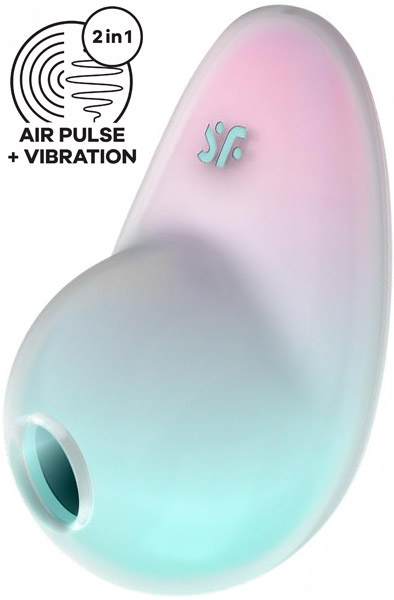 Produktfoto för Satisfyer Pixie Dust Clitoral Stimulator Mint Pink